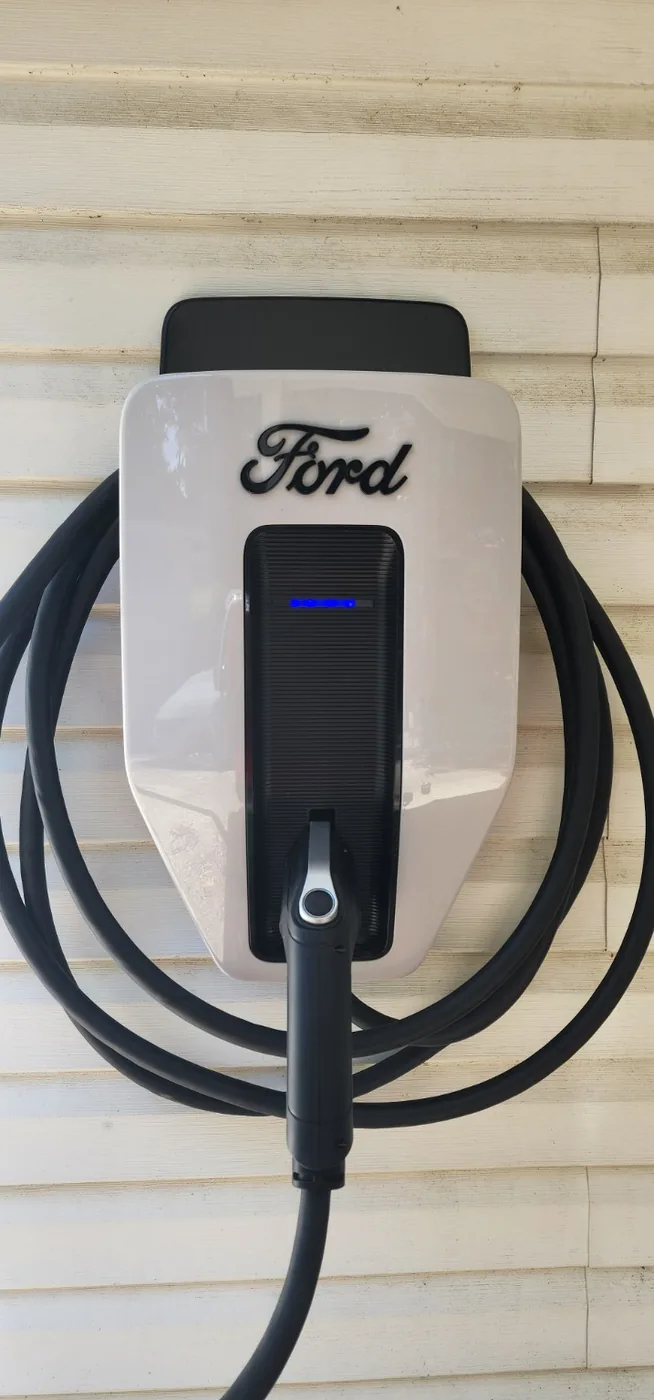 Ford home EV charger installed by Mister Sparky